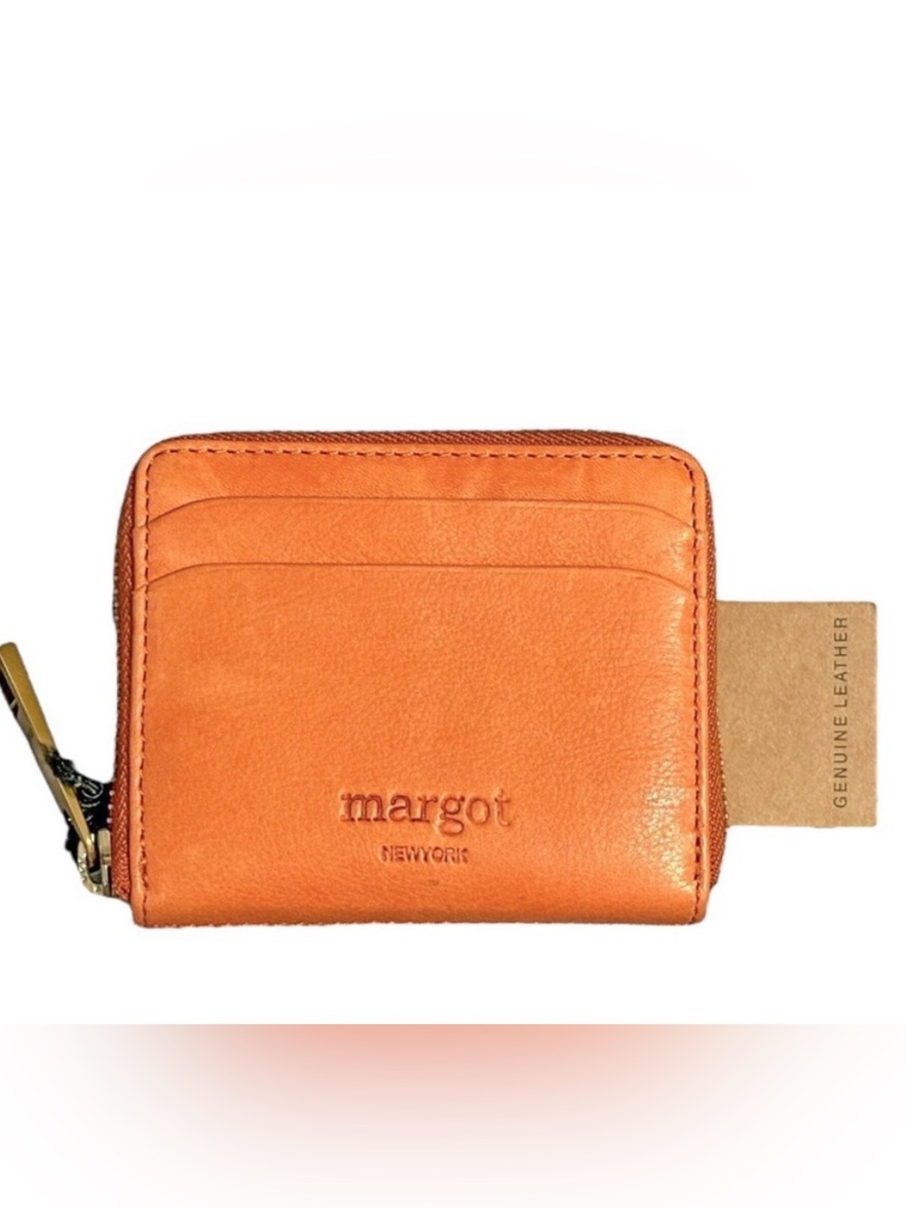 Margot New York Dana small zip-around leather wallet